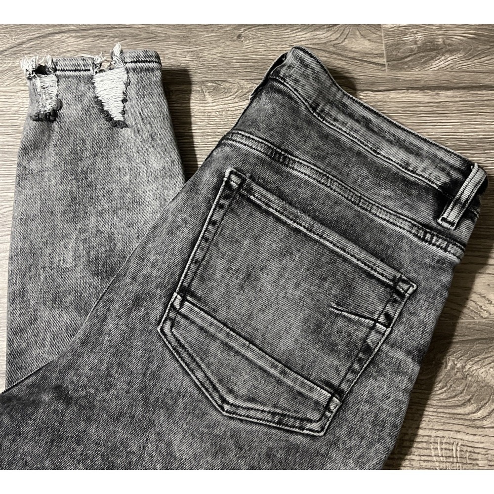 BKE Parker High Rise Ankle Skinny Stretch Charcoal Wash Jeans SZ 31x27 (34x27)